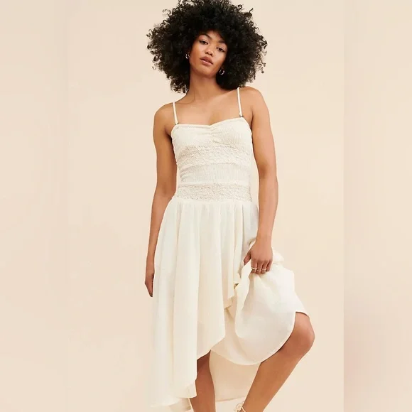 ✨ Free People Sparkling Moment Midi Dress NWT - Picture 4 of 9